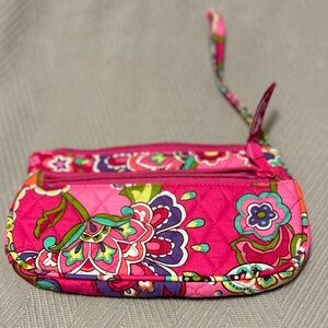 Vera Bradley pink wristlet